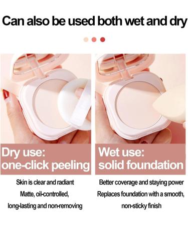 LXZJJM High Definition Setting Powder Lightweight Long-lasting oil control and makeup fixing easy to create a perfect makeup sweatproof and non-removal Masks Fine Lines & Imperfections ((01#Ivory white)) - Buy Online on GoSupps.com