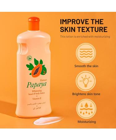  Orgrul Papaya Whitening Body Lotion Brightening Cream Whitening Milk Moisturizing and Brightening Skin Care Anti-Dryness Cream 1pc - Buy Online on GoSupps.com