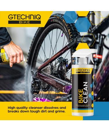 Gtechniq Bike Cleaner Spray 1L - Fast-Acting, Non-Toxic, Biodegradable - Oil, Grease, and Dirt Removal - Buy Online on GoSupps.com