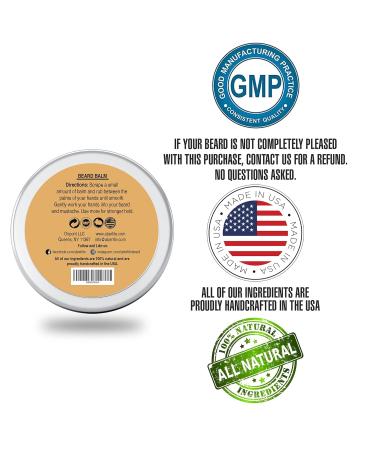Aberlite Beard Balm - Sandalwood Scent | Natural Ingredients | 2oz | International Shipping Available - Buy Online on GoSupps.com