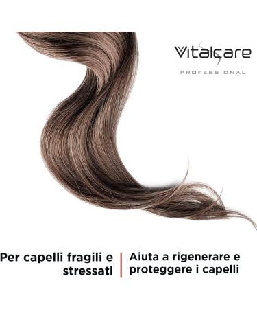 Vitalcare | Keratin - Strengthening Hair Mask for Fragile and Stressed Hair with Keratin and Arginine for Stronger and Softer Hair 4 x 500 ml - Buy Online on GoSupps.com
