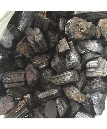Natural Crystal Rough 5pcs Rough Natural Black Tourmaline Crystal Gemstone raw Crystal Stone - Buy Online on GoSupps.com