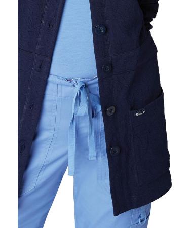 KOI 440 Women's Claire Knit Jacket - Black/Navy, Size Medium - Buy Online on GoSupps.com