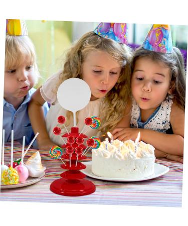 HOLIDYOYO pp lollipop holder desktop lollipop holder lollipops stand plastic lollipop rack red - Buy Online on GoSupps.com