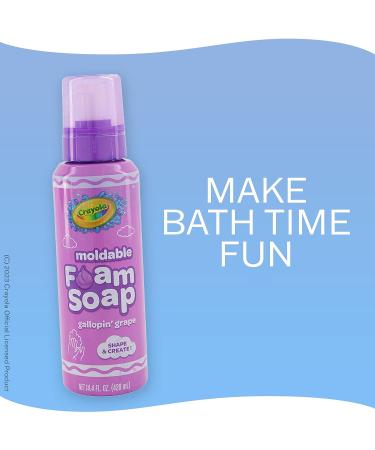 Crayola Purple Moldable Foam Soap 10oz. | Creative Kids Bath Fun - Buy Online on GoSupps.com