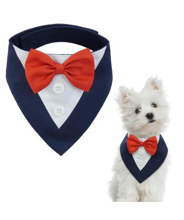 Kuoser dog hill cloth neckerchief dog doghell cloth christmas dogs neckerchiefs dog fly fly for dogs dog hill cloth Big dogs dogs smoking bandana black XS small blue