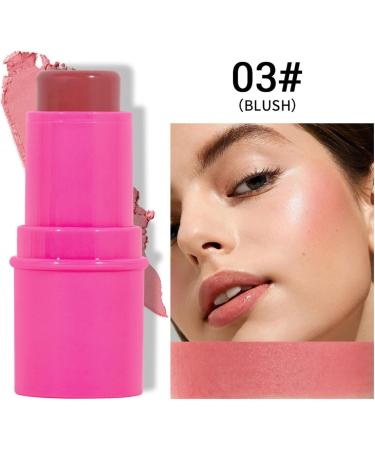Contour Wand Face Makeup Stick For Easy Application | Cream Blush For Cheeks And Makeup Stick For Face Long-Lasting And Creamy Cream Contour Stick For All Skin Types Passi 03# - Buy Online on GoSupps.com