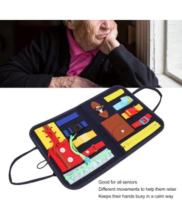 Fidget Blanket for Dementia Patients Dementia Products for Elderly and Kids 14 Calming Anxiety Relief Activities Alzheimers Products Autism Sensory Blanket Fidget Toy Gifts - Buy Online on GoSupps.com