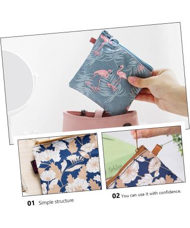 Heallily Sanitary Pads Storage Bag - 2PC Portable Menstruation Pad Holder & Travel Makeup Bag for Outdoors - Buy Online on GoSupps.com