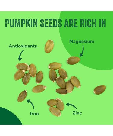 Premium 2 lb Dry Roasted Pumpkin Seeds with Sea Salt | Non-GMO, Vegan & Keto Friendly - Buy Online on GoSupps.com