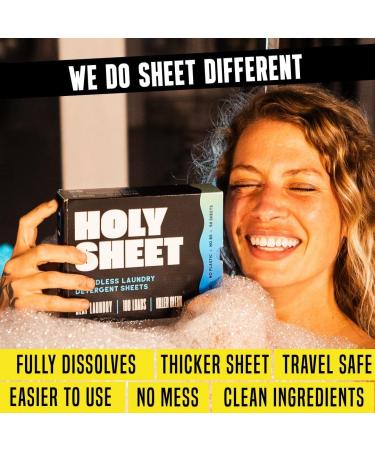 Eco-Friendly Laundry Detergent Sheets - Biodegradable Mess-Free Hypoallergenic 100 Loads of Concentrated Power - Buy Online on GoSupps.com