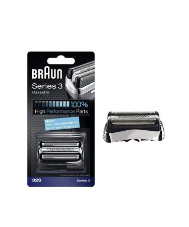 Braun Replacement Foil & Cutter Cassette - 32S Series 3 - Silver