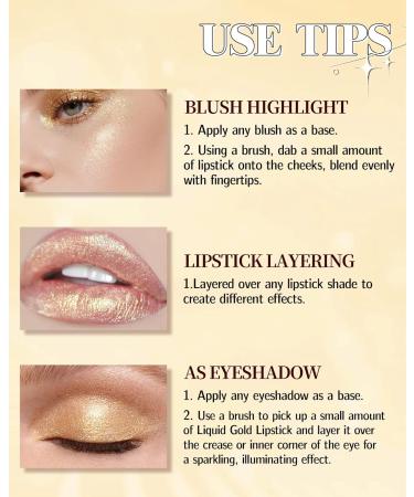  Lestpola Glossy metallic lipstick glittery pink with a smooth moisturizing texture long-lasting shimmer intense color vegan waterproof glittery for women - 05 - Buy Online on GoSupps.com