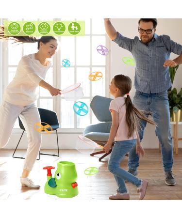 Sitodier Fly Slice Launcher Toy - Flying Saucer Outdoor Toy for Kids Aged 3-12 | Engaging Pressing & Catching Activity for Young Girls - Buy Online on GoSupps.com