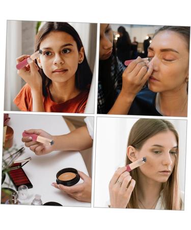 PLAFOPE 4pcs Lip Brush Women Makeup Brush Highlight Brush Lip Gloss Wands Lip Mask Applicator Lip Makeup Brush Eyebrow Brush Lip Applicators Brush Miss Shadow Brush Lips Pink Wood - Buy Online on GoSupps.com