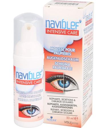 Naviblef Intensive Care Eyelid Foam - Gentle Relief for Dry Irritated Eyelids | Shop Internationally - Buy Online on GoSupps.com