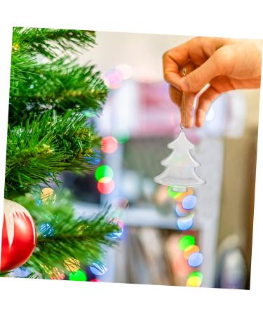 Anneome 12pcs Christmas Decoration Ball Ornament Candy Container Clear Christmas Ball Tree Shape Box - Buy Online on GoSupps.com