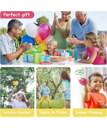 Fullware Flying Disc Launcher & Propeller Toys - 2 Packs & 12 Discs for Kids 3-6 Years - Perfect Outdoor Garden Game Gift for Boys & Girls (Yellow & Red) - Buy Online on GoSupps.com