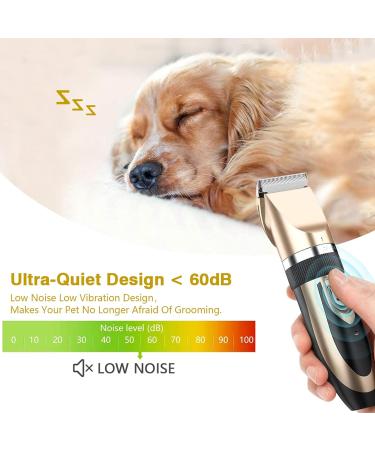 Pet Dog Cat Clippers Professional Dog Grooming Tools Kit Hair Cutting Styling Shaving Tool Set Low Noise Rechargeable Cordless Pet Dogs Cats Electric Clippers with 4 Comb Guides Scissors and Comb - Buy Online on GoSupps.com