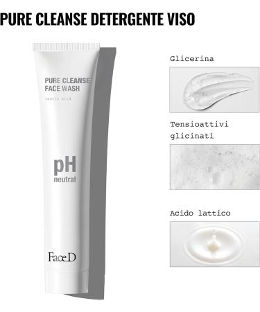 Face D Pure Cleanse Brightening Face Cleanser and Sebo Normalizing 125ml - Buy Online on GoSupps.com