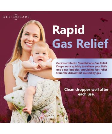 GeriCare Infants Gas Relief Drops Simethicone Drops for Infants Relieves Stomach Discomfort Safe & Gentle 20mg Drops Child Anti-Gas 1 Fl Oz (Pack of 2) - Buy Online on GoSupps.com