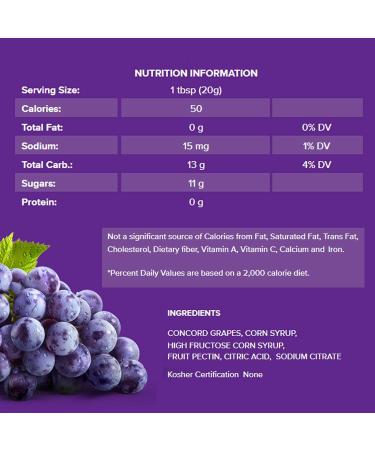  Welch's Welch's Squeezeable Eintracht Grape Jelly 22oz - Buy Online on GoSupps.com