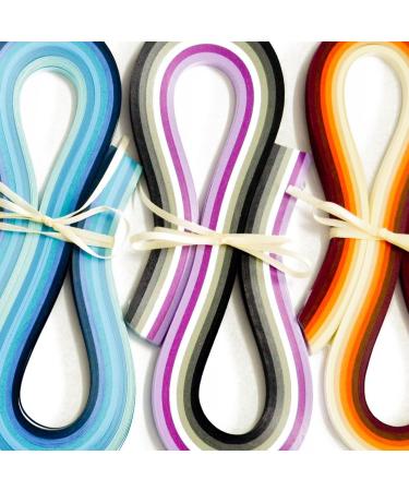 JUYA Multi-Color Quilling Strips Set - 720 Strips, 36 Colors, 54cm Length, 3mm Width - Buy Online on GoSupps.com