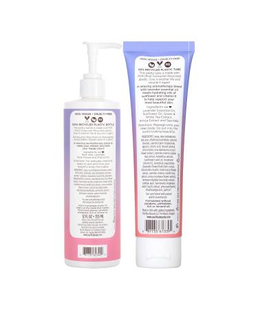 Pacifica Lavender Moon Body Wash & Moisturizing Lotion Set - Hyaluronic Acid & Antioxidants for Soft, Hydrated Skin | Vegan & Cruelty Free - Buy Online on GoSupps.com