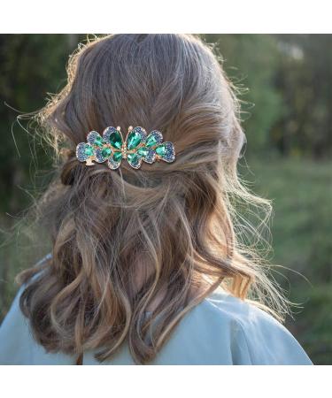 inSowni 4 Pack Glitter Rhinestone Butterfly Hair Clips for Women - Sparkly Gems Metal Barrettes Accessories - Buy Online on GoSupps.com