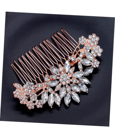 Housoutil 1pc Crystal Hair Comb Hair Accessory for Women Bridal Hair Accessories Bridal Hair Comb Rhinestone Hair Clip Combs for Women Hair Combs Bridal Haircombs Headgear Bride Rhinestones - Buy Online on GoSupps.com