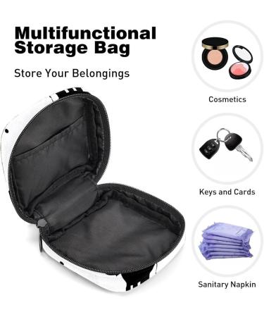 Black & Golden Elephant Women's Bandages Storage Bag Portable Menstrual Cup & Tampon Holder for Teens & Women | Multicolored 1 Piece - Buy Online on GoSupps.com