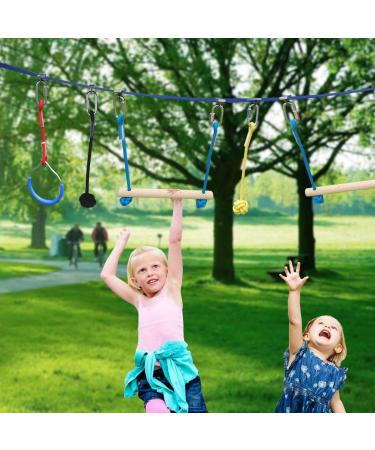 Sunnyglade 40FT Ninja Obstacle Course Kit for Kids - Complete Accessories Playset for Holiday Fun - Buy Online on GoSupps.com