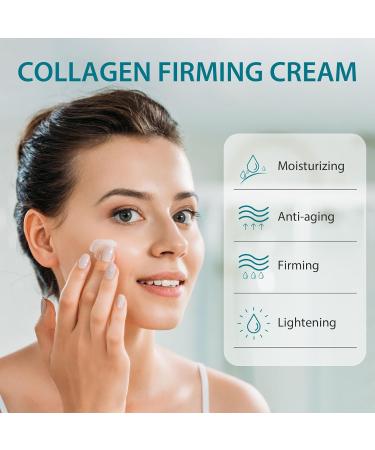 Collagen Face Cream with 7% Hyaluronic Acid - Moisturizing Anti-Wrinkle & Firming Day & Night Cream for Face & Body - Buy Online on GoSupps.com