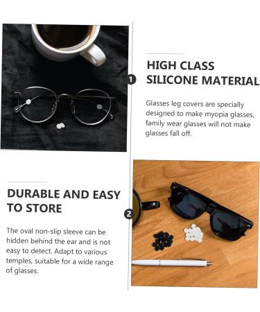 Doitool 40 PC Anti-Slip Glasses Holder Set - Clear Gel Socks & Clips for Secure Sunglasses and Eyewear | International Shipping Available - Buy Online on GoSupps.com