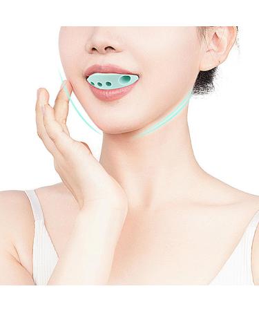 Bexdug Jaw Exerciser for Women Silicone Double Chin Reducer Jawline Exerciser - Compact Jawline Shaper Jaw Sculpting Tool for Women Men Green - Buy Online on GoSupps.com