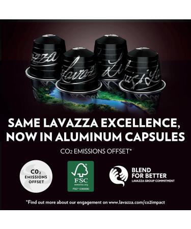 Lavazza Espresso Maestro Lungo Light Roast Coffee Capsules Compatible with Nespresso Original Machines Sweet and Aromatic 100% Arabica espresso lungo floral and fruit notes (100 pack) - Buy Online on GoSupps.com