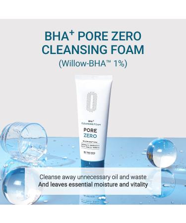 Be the Skin BHA+ Pore Zero Cleansing Foam 5.07 oz | Pore Care & Sebum Control Face Wash | Sensitive & Combination Skin - Buy Online on GoSupps.com
