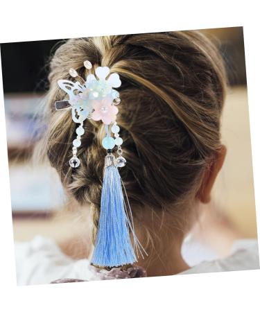 MAGICLULU 1 Pair Butterfly Hair Clip Hair Clips for Wedding Chinese Hair Clips Hanfu Hair Accessories Hair Clips for Teen Barrettes for Women Bride Nylon The Bell Temperament - Buy Online on GoSupps.com