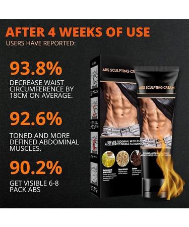 DUBUSH Sculptique Abs Sculpting Cream Anti Cellulite Hot Cream Natural Sweat Workout Enhancer Body Sculpting Cellulite Workout Cream Firming Body for Men and Women - Buy Online on GoSupps.com