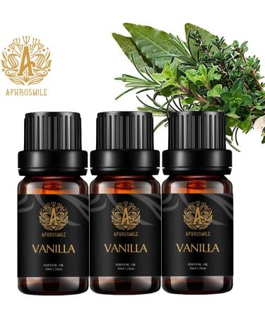 Aromatherapy Vanilla Essential Oil Set for Air Freshener 100% Pure Vanilla Essential Oils Scent Set for Diffuser 3x10ml 100% Pure Vanilla Essential Oils Fragrance Set for Candles & Soaps Making Vanilla 0.33 ml (Pack of 3) - Buy Online on GoSupps.com