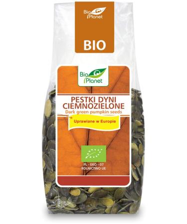 BIO PLANET Organic dark green pumpkin seeds (grown in Europe) 150g - BIO PLANET