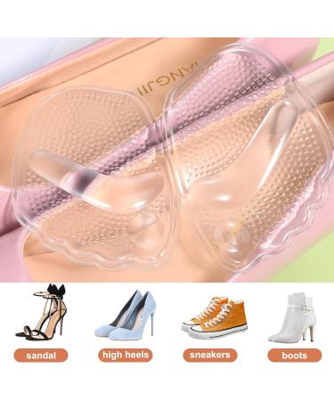 Healifty Ball of Foot Cushions - 3 Pairs Gel Metatarsal Pads for Women | Non-Slip Reusable Shoe Inserts for Foot Pain Relief & Comfort - One Size Fits All - Buy Online on GoSupps.com