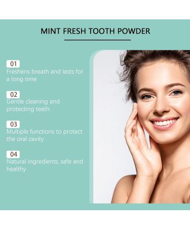 KLYso Minty Fresh Breath Tooth Powder - Daily Oral Care for Deep Cleaning Stain Removal & Long-Lasting Freshness(1PCS) - Buy Online on GoSupps.com