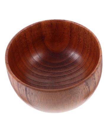 FRCOLOR 2pcs Shave Men Shaving Soap Bowl Men Suit Wooden Shaving Cup Wood Shaving Suits for Men Shaving Brush Shaving Soap Mug Shaving for Men Bamboo Man Barber Supplies Solid Wood