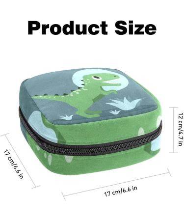 Women's Bonds Still Pad - Stylish Green Dinosaur Portable Period Kit | Essential Feminine Product Bag for Girls - Buy Online on GoSupps.com