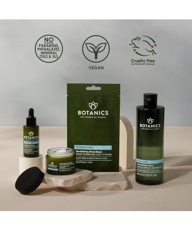 Botanics Hydrating Serum - Skin Plumping Serum for Face & Long-Lasting Hydration - Enriched with Snow Mushroom - Vegan & Cruelty-Free (0.84 Fl Oz) - Buy Online on GoSupps.com