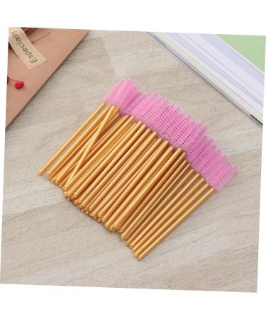 FOMIYES Lash Comb 100 Pcs makeup mascara nylon eyelash brush color mascara disposable makeup colored mascara 50 Pcsx2pcs Pinkx2pcs - Buy Online on GoSupps.com