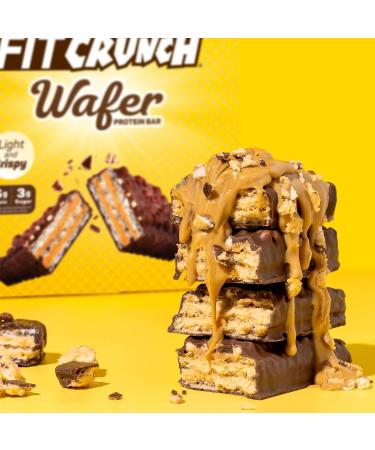 FITCRUNCH Wafer Protein Bars 16g of Protein & 4g of Sugar (18 Count Variety Pack) - Buy Online on GoSupps.com