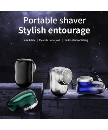 Peachloft Shaver Peachloft Razor Peachloft USB Mini Shaver Peachloft Electric Shaver Pocket Size Waterproof Razor Washable Portable Pocket Electric Face Razor for Men (Green) - Buy Online on GoSupps.com