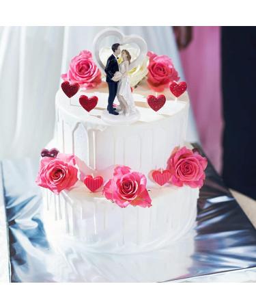 Teksome Couple Cake Toppers Resin Wedding Toppers for Cake Wedding Cake Decorations Wedding Cake Toppers Bride And Groom Figures - Buy Online on GoSupps.com